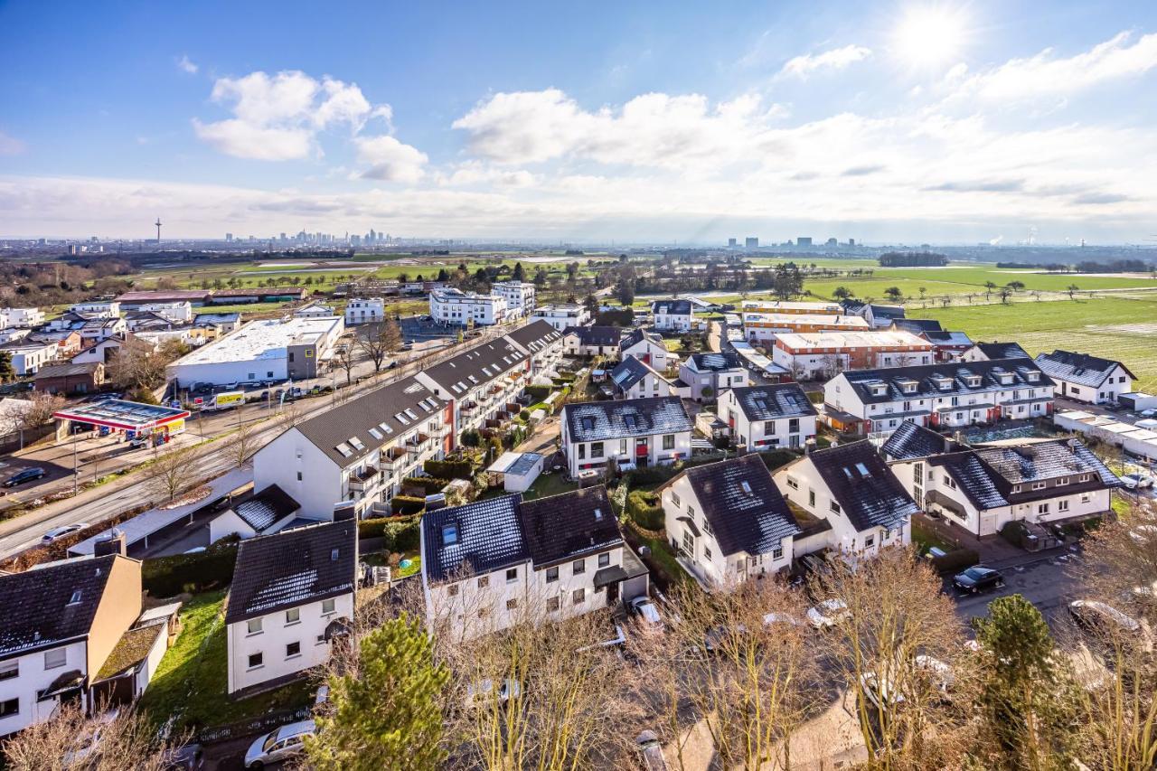 Moderne 2-Zimmer-Wohnung Mit Atemberaubender Skyline Aussicht Auf Frankfurt! Steinbach im Taunus Ngoại thất bức ảnh