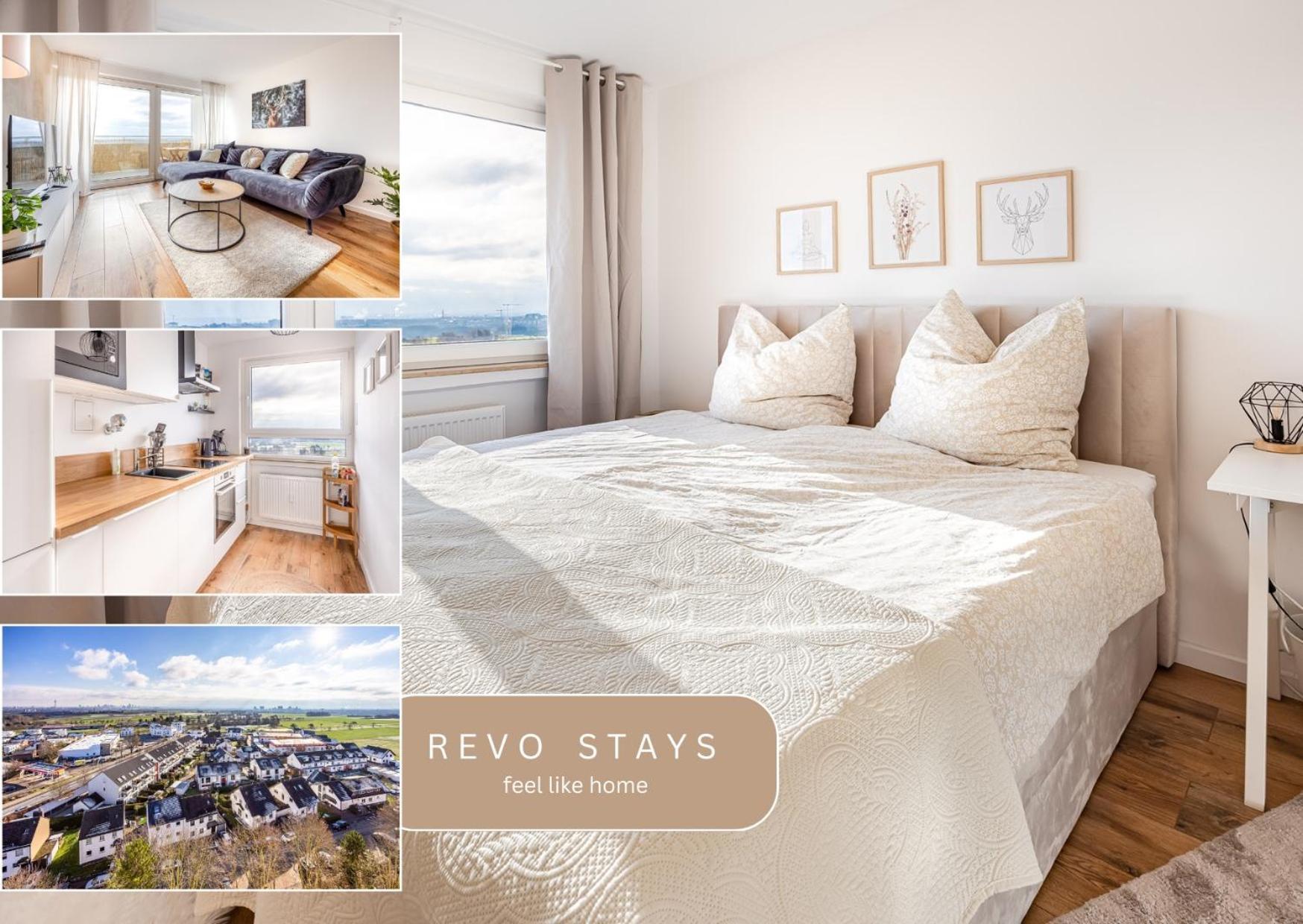 Moderne 2-Zimmer-Wohnung Mit Atemberaubender Skyline Aussicht Auf Frankfurt! Steinbach im Taunus Ngoại thất bức ảnh